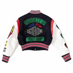 Vente en gros OEM personnalisé hiver Vintage école collège hommes vestes manteau laine Letterman grande taille récolte veste universitaire femme - Product Image 4