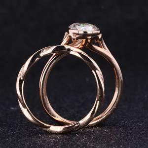 Gran oferta, anillo de diamante de moissanita de corte ovalado de Plata de Ley 925 bellamente diseñado, compromiso de boda de moda o regalo de fiesta - Product Image 2