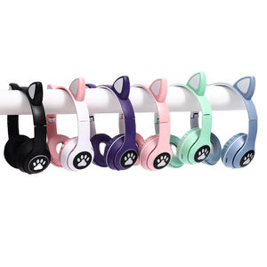 Nouveau casque sans fil casque chat oreille en forme d'effet lumineux de haute qualité - Product Image 1