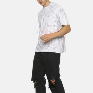 Camisetas Tie Dye Personalizadas para Hombre, Tallas Grandes, Poliéster/Algodón, Ropa de Verano, Secado Rápido, Transpirable, Ecológica, Venta en Línea - Product Image 4