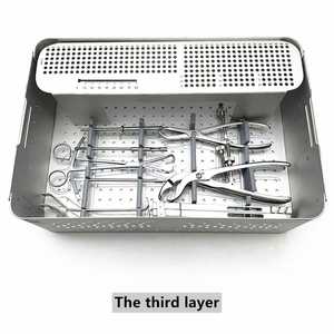 Kit de Instrumentos Ortopédicos para Extremidades Superiores, Placa de Bloqueo, Juego de Instrumentos Quirúrgicos Veterinarios con Caja de Esterilización de Zuol - Product Image 2