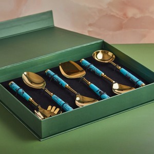 Excellente fabrication argenterie acier inoxydable or couverts couteau fourchette cuillère mariage couverts - Product Image 2