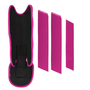 Protège-tibia de baseball en cuir confortable direct d'usine Double sangle avec fermeture à crochet pour équipement d'entraînement des jambes Meilleur prix - Product Image 4