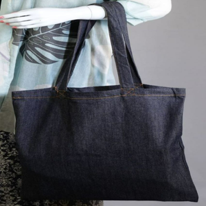 Sac fourre-tout en coton écologique réutilisable imprimé personnalisé en gros Sac en vrac promotionnel en toile recyclée pour les achats de fantaisie à la plage - Product Image 6