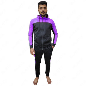 Conjunto Deportivo de Chándal de Algodón 100% Transpirable con Cremallera Completa para Invierno, Tallas Grandes, Estampado Personalizado, Venta al por Mayor OEM, Manga Larga - Product Image 2