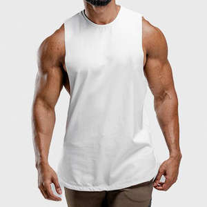 Camiseta sin mangas ligera para hombre con estilo para entrenamiento y moda callejera - Product Image 3