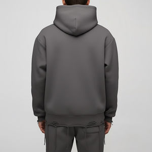 Sweat-shirts pour hommes en gros, streetwear, prix avantageux, grande taille, tendance, 100% coton, hiver, logo imprimé personnalisé, poids lourd - Product Image 2