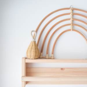 Sonajeros de ratán de material ecológico Natural, mordedor para bebé, juguete seguro, mejor vendedor de Vietnam, marca privada lista para la exportación - Product Image 5