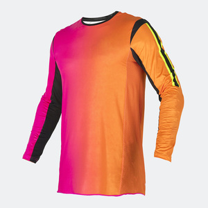 Maillot de moto respirant pour hommes Chemise de course personnalisée OEM avec impression de logo et fabrication de marque privée - Product Image 1