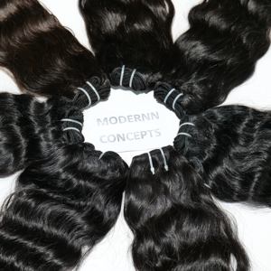 ผมมนุษย์หยักศกธรรมชาติสำหรับต่อผมมนุษย์ผมคนอินเดียจัดแนวหนังกำพร้าแบบไม่ผ่านกระบวนการ100% - Product Image 6