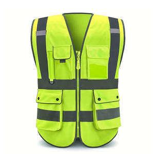 Veste de sécurité pour pompiers en polyester 100% personnalisée en gros, imperméable, coupe-vent, respirante, réfléchissante, haute visibilité, vêtements de travail chauffants - Product Image 6