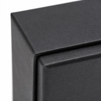 Boîte carrée en papier de luxe avec impression de logo, boîtes rigides en relief, boîte à bijoux faite à la main pour boucles d'oreilles, vente en gros de colliers