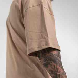 Camisetas de manga corta para hombre, personalizadas al por mayor, de algodón 100%, de color sólido, extragrandes, con estampado de ganchillo. - Product Image 6