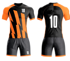 ชุดฟุตบอลแขนสั้นสำหรับผู้ชายชุดฟุตบอลพิมพ์ลายพิมพ์พิมพ์ซับลิเมชัน - Product Image 5