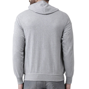 OEM Logo personnalisé vêtements de sport pour hommes léger uni coton à manches longues fermeture éclair sweats à capuche bonne qualité impression polaire basics sweat à capuche - Product Image 2