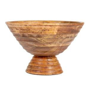 Durable and Stylish <b>Large</b> Wooden <b>Serving</b> <b>Bowls</b> Perfect for Family Gatherings Parties and Formal Dining Decor - Product Image 2