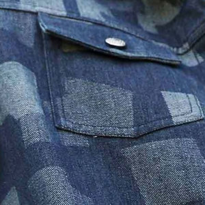 Easily Available In Market Customized Logo Printed <b>Men</b> <b>Denim</b> <b>Jacket</b> Winter Collection Made In Pakistan <b>Men</b> <b>Denim</b> <b>Jacket</b> - Product Image 6