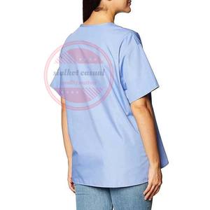 Uniformes hospitaliers respirants les plus vendus Scrubs médicaux Top hospitaliers à manches courtes - Product Image 2