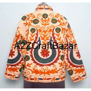 Veste Cotrise Ethnique Brodée en Gros pour Femme, Manteau Régulier d'Automne, Design Traditionnel Premium, Doublure en Coton Écologique - Product Image 5