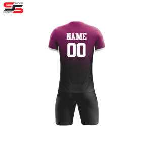 Uniforme de football pour hommes sur mesure à manches courtes pour adultes vente en ligne directe d'usine ensemble complet uniforme de football vêtements de sport - Product Image 6