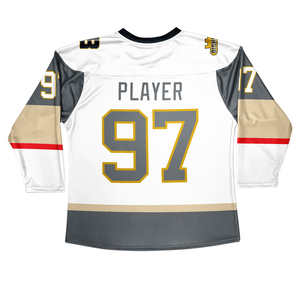 OEM Superventas Sublimado Adulto Hockey Sobre Hielo Jerseys Tackle Sarga Jugador Nombre Número Logo Precio Bajo 100% Poliéster Equipo Personalizado - Product Image 2