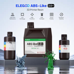 Resina Fotopolímera Tipo ABS ELEGOO V3.0+ para Impresora 3D, Filamento Plástico 1KG/2KG, Servicio de Moldeo - Product Image 3
