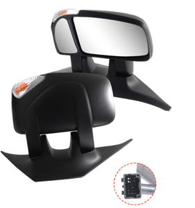 Nuevo Espejo Retrovisor Lateral Izquierdo XMAXVISION para Opel Movano 2014-2021, Brazo Corto, Cristal Grande, Eléctrico, Calefactable, con Intermitente, Convexo Pequeño, Negro, 1 Año de Garantía - Product Image 2