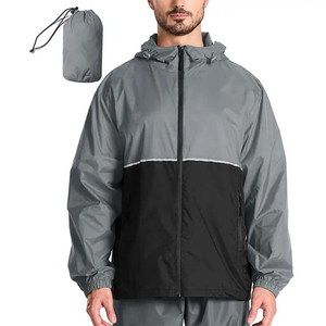 Veste coupe-vent pour homme, veste de pluie d'extérieur, légère, pliable, anti-UV, veste de pluie pour homme - Product Image 5