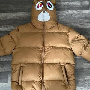 Veste matelassée pour hommes personnalisée OEM avec capuche entièrement zippée Hiver Moose rembourré en coton surdimensionné à capuche Streetwear toile - Product Image 5
