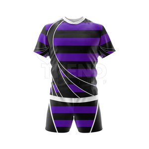Ropa deportiva de Rugby de poliéster de alto rendimiento personalizada de primera calidad, uniformes de sublimación cómodos y duraderos para adultos, ropa de fútbol - Product Image 1