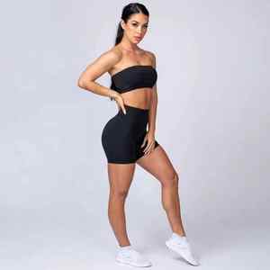 Women's Custom Design Quick Dry Spandex Gym Workout <b>Shorts</b> Breathable Slim Fit Yoga <b>Leggings</b> - Product Image 5