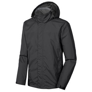 High Performance <b>Men's</b> Linen Waterproof Rain <b>Jacket</b> Winter High Street Style Solid Color Lightweight Rain Shell Coat Front Logo - Product Image 6