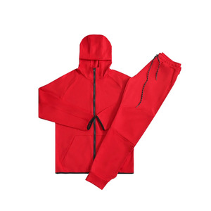 Sweat à capuche zippé et pantalon de survêtement avec logo personnalisé pour hommes Survêtement de jogging écologique pour l'hiver pour les activités de plein air Survêtements - Product Image 5