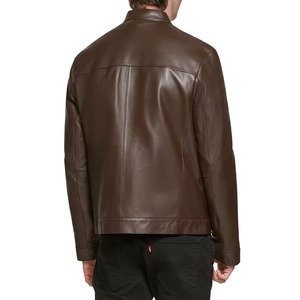 Veste en cuir de qualité supérieure pour homme Différentes couleurs disponibles Tailles personnalisées Meilleure vente Vestes en cuir brodées pour homme - Product Image 2