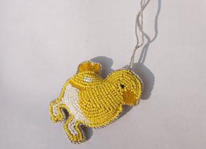 Modern Style High Quality Yellow Bird-Shaped Zari <b>Christmas</b> <b>Decorations</b> Hot Sale Wholesale Cheap Holiday Supplies Jaunty - Product Image 4