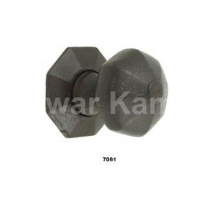 Wholesale Brown Cast Iron Traditional Design <b>Rounded</b> <b>Door</b> Knob For Home Kitchen Living Room Bed Room <b>Door</b> Decor - Product Image 3