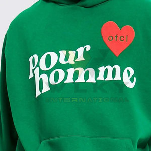 100% algodón mezclado de alta calidad Puff impreso sudaderas con capucha para los hombres disponibles en todos los colores y tamaños - Product Image 5