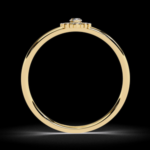 Anillos de Compromiso con Diamantes Naturales en Corte Marquesa, Oro Sólido de 14k y 18k, Joyería Fina para Mujer, Diseño Elegante de la India - Product Image 6