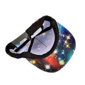 Venta al por mayor de fábrica de logotipo personalizado de impresión digital impermeable deportivo ajustable de 5 paneles de color sólido gorra de béisbol - Product Image 3