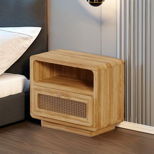 100% Table d'appoint en bois de teck massif Design traditionnel pour la maison et l'intérieur-pour la chambre à coucher, le salon, la salle à manger ou l'appartement - Product Image 1