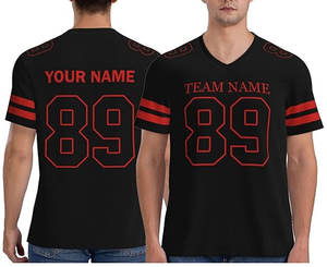 Camiseta de fútbol personalizada para hombre, camiseta de uniforme deportivo personalizado con nombre y número de equipo impreso, cree su propio conjunto de estilo - Product Image 1