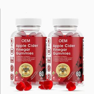 Oemhalal Vegetarische Appelazijn Gummies Voor Gewichtsverlies & Detox | Gezondheidsvoedingssupplement - Product Image 1