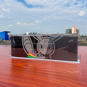 Estuche de exhibición transparente de acrílico reciclable y portátil RAY YI, ecológico, para el juego de cartas Pokémon Yu-Gi-Oh! <span class=keywords><strong>Eevee</strong></span> Special Box - Product Image 3