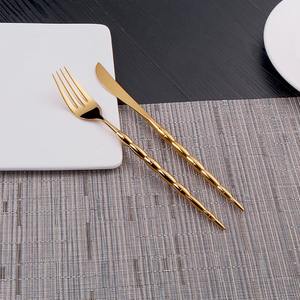 Best Selling Indian Wholesaler low price <b>Gold</b> <b>Mirror</b> Polished Stainless Steel Flatware Cutlery Set For Any Occasion Party usage - Product Image 3