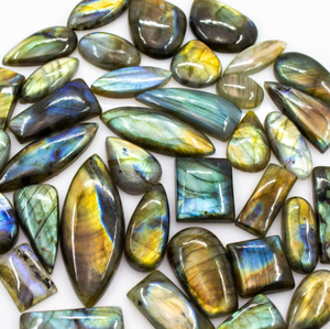 Lote de labradorita, venta al por mayor, cabujón ovalado pulido, labradorita llamativa, labra a granel, producto de la mejor calidad para la fabricación de joyas - Product Image 2