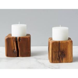 Candelabro de cristal transparente hecho a mano, caja decorativa para fiestas, bodas - Product Image 1