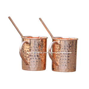 Cuencos de cristal de cobre puro 100% hechos a mano, estilo clásico de calidad Premium, función de agua potable, decoración y utensilios para el hogar personalizables - Product Image 4