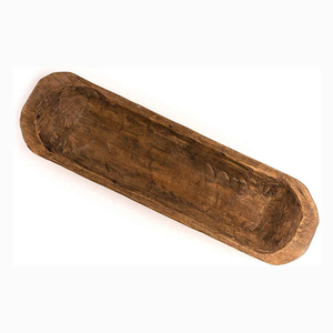 Best Quality Custom Natural Wood Hand <b>Carved</b> Eco-Friendly Durable Farmhouse Style Wooden <b>Candle</b> Bowl with Custom Size - Product Image 6