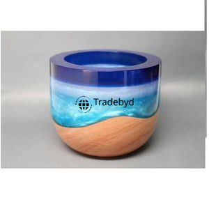 ชามเรซินตกแต่งบ้านไลฟ์สไตล์แบบพรีเมี่ยมชิ้นงานศิลปะทำด้วยมือสำหรับใช้ในการรับประทานอาหารและตกแต่งภายใน - Product Image 3