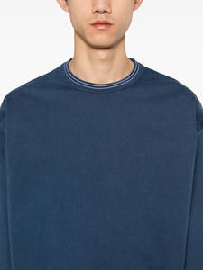 Nuevo diseño elegante Sudadera de algodón liso Cuello redondo Jersey Top OEM ODM Servicio Sudadera básica al por mayor - Product Image 5